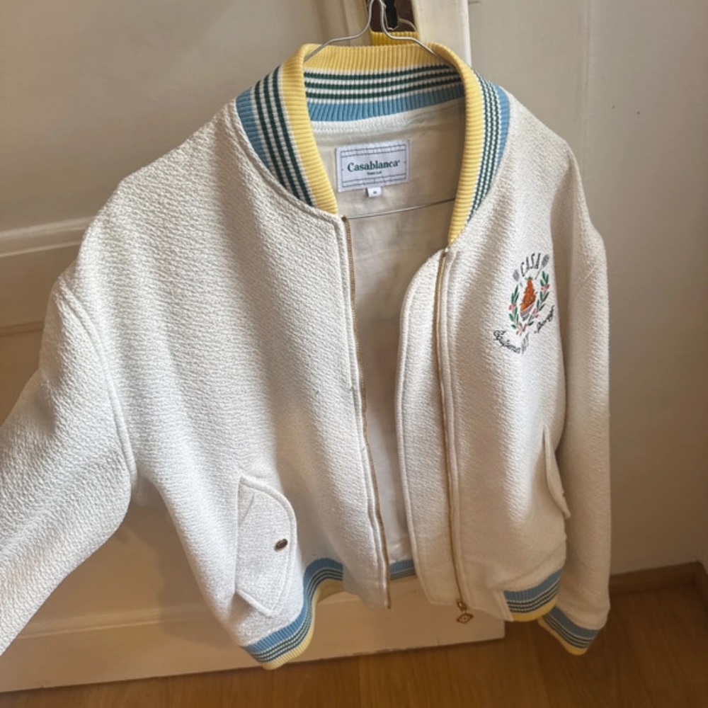Casablanca White Jacket with Embroidered Details - Picture 1 of 4